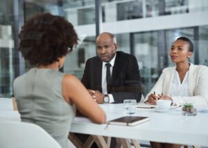 Leadership team assessing a candidate beyond their CV